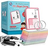 Multiplication Flash Cards for 3rd Grade – 175 Math Flash Cards – Times Table Flash Cards – All Facts 0-12 Color Coded – Multiplication Games, 1st 2nd 4th 5th 6th Grade
