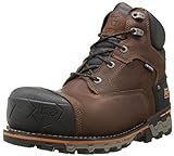 Timberland PRO Men's 6 Inch Boondock Comp Toe Waterproof Insulated Industrial Work Boot,Brown Tumbled Leather,12 M US
