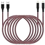 Long iPhone Charger Cable 10 Ft Lightning Apple Charging Cord 10ft for iPhone 14/13/12/11 Pro/X/Xs Max/XR/8 Plus/7/6/5/SE/IPad USB Charge Wire 10 Foot 2Pack