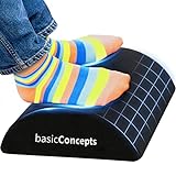 Foot Rest for Under Desk at Work (Soft but Firm), Ergonomic Office Desk Foot Rest 18' x 12', Under Desk Footrest with Washable Cover, Desk Foot Stool Work from Home Accessories