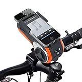 Sondpex ZTB-F01 Bicycle Phone Holder with Bluetooth Speaker and LED Lighting Kit