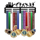 PH PandaHall Bowling Medal Hanger, Medal Display Frame Sports Ribbon Holder Ball Competition Medal Holder Medals Display Awards Medal Rack Wall Mount Tiered Medal Hook for Athletes Competition