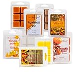 The Candle Daddy Harvest Haul 5 Pack - 5 Amazing Autumn Fall Wax Melts - 30 Total Cubes - 10 Total Ounces