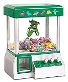 Bundaloo Claw Machine Arcade Game with Sound, Cool Fun Mini Candy Grabber Prize Dispenser Vending Toy for Kids, Boys & Girls (Dino Claw with Toys)