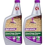 Rejuvenate Grout Deep Cleaner Cleaning Formula Instantly Removes Years of Dirt Build-Up to Restore Grout to the Original Color (32 fl oz x 2 Pack)