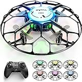 SYMA Drone for Kids with LED, X660 Mini Quadcopter with 3D Flip, Rotary Ascent, Headless Mode, Speed Switch and Full Protection RC Helicopters UFO Toys Gifts for Beginners Adults