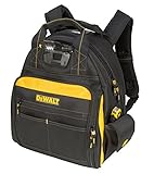 DEWALT DGL523 Lighted Tool Backpack Bag, 57-Pockets