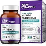 New Chapter Prenatal Vitamins, One Daily Prenatal Multivitamin with Methylfolate + Choline for Healthy Mom & Baby, Gluten Free & Non-GMO, 60 Count
