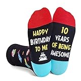 Zmart Gifts for 10 Year Old Girls Boys 10th Birthday Gifts, Gifts for Boys Girls age 10, Crazy Silly Funny Ten Year Old Socks for Kids