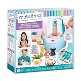 Make It Real: Mini Pottery Studio - 26 pcs DIY Pottery Kit, Mess Free Air Dry Clay, 10 Projects, Tweens, Girls & Kids Ages 8+