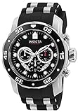 Invicta Men's 6977 Pro Diver Collection Stainless Steel Watch, Blue Dial Black Polyurethane Watch