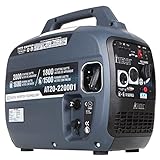 A-ITECH 2000 Watt Portable Inverter Generator Dual Fuel Gas & Propane Powered Super Quiet Operation for Home or Outdoor, Lightweight, RV Ready, California CARB Compliant