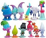 12 Pack Trolls Toys, Troll Dolls,Troll Action Figures-Animal Figure Characters Toys (1.6-2.8inch)