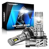 NOVSIGHT H11 LED Headlight Bulbs, 20000LM 600% Bright LED Headlights High and Low Beam Conversion Kits, 1:1 Size Plug and Play, 6500k Cool White LED Bulbs Replacement IP68 Waterproof Pack of 2
