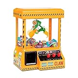 Bundaloo Big Rig Claw Machine Arcade Game - Miniature Candy Grabber for Kids - Electronic Prize Mini Toys Dispenser with Sound - Cool & Fun Party Game for Children (Without Lights)