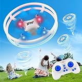 Mini Drone for Kids, 2.4Ghz Remote Control Drone, 360 ° Flips Auto Hovering Beginner UFO Drone, Headless Mode, One Key Return Small Quadcopter, Helicopter Drone Toy with LED Lights for Halloween Gift