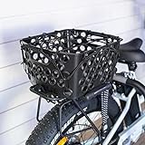 BiKase Dairyman Rear Basket Black