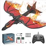DEERC RC Plane,2.4GHz Remote Control Dragon Plane Toys,2CH 6-axis Gyro Stabilizer RTF Airplane with 2 Batteries,Easy to Fly for Adults Kids Beginners Boys