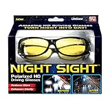 Ontel Night Sight | HD Polarized Night Vision Driving Sunglasses | Men and Women, Anti Glare, Scratch Resistant, Stylish