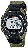 Timex Men's T49993 Expedition Full-Size Digital CAT Green/Black Mixed Material Strap Watch