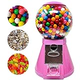 Pink Classic Metal Gumball Machine by American Gumball Company, 11-inch
