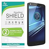 RinoGear (2-Pack) Screen Protector for Motorola Droid Turbo 2 Screen Protector (2015) Case Friendly Accessories Flexible Full Coverage Clear TPU Film