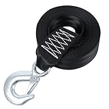 Boat Winch Strap with Hook 2' x 20 Ft Winch Straps for Fishing Boat Trailer Winch Strap Replacement,Safety Snap Hooks,10000 lbs Strap for Towing Vehicles, ATV,Jet Ski,Pontoon,Waverunner,Wave Runner
