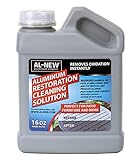 AL-NEW Aluminum Restoration Cleaning Solution | Clean & Restore Patio Furniture, Stainless Steel, and Other Household Metal Surfaces (16 oz.)