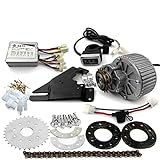 L-faster 450W Newest Electric Bike Left Drive Conversion Kit Can Fit Most of Common Bicycle Use Spoke Sprocket Chain Drive for City Bike(36V Thumb Kit)