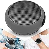 ANCwear Portable Bluetooth Speakers Wireless Mini Speaker with Enhanced Bass,HD Sound,Wearable Speaker with Microphone,9.5H Playtime,IPX6 Waterproof Suitable for Sports,Outdoor Travel (Dark Grey)