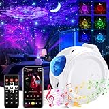 Star Projector, TRAALL 4 in 1 Galaxy Projector with Bluetooth Speaker & Timer, Remote&Voice Control, 18 Lighting Effects, Unique Sky Star Projector Night Light, Christmas Decorations for Kids Adults