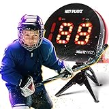 NetPlayz Hockey Radar Gifts Training Aids - Speed Guns Speed Sensor, Hands-Free Radar Guns | Ice Hockey Field Hockey Street Roller Hockey, High-Tech Gadget & Gear, Black (NIS022132030)