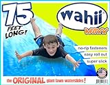 Wahii Giant Backyard Water Slide - Adult and Teens Heavy Duty Lawn Water Slide 75' x 10'