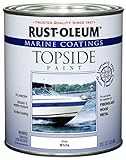 Rust-Oleum 206999 Marine Topside Enamel Paint, Gloss White, 1-Quart, 32 Fl Oz (Pack of 1)