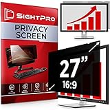 SightPro 27 Inch 16:9 Computer Privacy Screen Filter for Monitor - Privacy Shield and Anti-Glare Protector