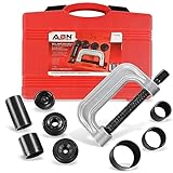 ABN Ball Joint Press Tool Set - 10Pc Ball Joint Remover Tool Ball Joint Press Kit Service Tool Kit with Adapters