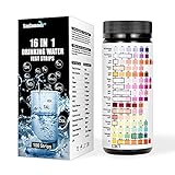 SaySummer 16 in 1 Water Testing Kit for Drinking Water, 100 Count Water Test Strips for Tap Water, Well Water Test Kit for Testing Lead pH Copper Iron Nitrate Chlorine Hardness and More