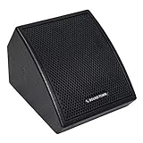 Sound Town CARME Series 8' Coaxial 2-Way Professional PA DJ Stage Monitor Speaker, Black with U Mounting Bracket, Birch Plywood for Installation, Live Sound, Bar, Church (CARME-U8MB)