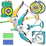 AUKSKY 2 Pack Bow and Arrow for Kids Toys - Archery Set with 20 Suction Cup Arrows & 4 Targets,Outdoor Toys Archery Set for Kids Boys & Girls Ages 3-12 Years Old