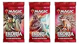 MTG 3 (Three) Booster Packs of Magic: The Gathering: Ikoria: Lair of Behemoths - 3 Booster Packs Booster Pack Draft Lot Bundle