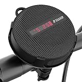 Inwa Portable Bluetooth Speaker, Bike Speaker with Speed Display, Wireless Speaker with 480 Mins Super Long of Playtime. Decent Sound, Compact Size and Loudness for Riding, Hiking, Showering, Golfing