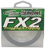 Sunline FX Braid Fishing Line (Dark Green, 60-Pounds/300-Yards)