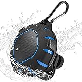 Bluetooth Speaker for Bike, Waterproof Wireless Bicycle Speaker with Mount,Portable Speaker with Loud Sound and 10h Playtime, IPX7 Waterproof,Outdoor Speaker for Riding, Travelling and Camping，Blue