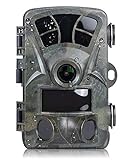 Vmotal Trail Camera 21MP 1080P HD Video, Hunting Game Cameras with 2.4’’ LCD 125°Detecting Range Motion Activated Night Vision,Waterproof IP66 for Outdoor Wildlife Watching