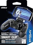 Nyko Smart Clip - PlayStation DUALSHOCK 4 Controller Clip on Mount for Android Phones, Samsung Galaxy S6, S7, S8, S9, Edge, Note 8, Note 9, iPhone 6/S/+, iPhone 7/S/+, iPhone 8/S/+, iPhone X/XS/ XS Max/+, Max Clamp 6 Inches
