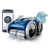 Polaris 9650iQ Sport Robotic Cleaner, Automatic Vacuum for InGround Pools up to 60ft, Smart App, WiFi, Amazon Alexa, 70ft Swivel Cable w/Strong Suction & Easy Access Filter Canister