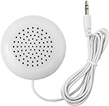 FANTIA Pillow Speaker, Portable 3.5mm Mini Pillow Stereo Outdoor Speaker for iOS, iOS, iOS, MP3, MP4, Android, CD Player etc,- White