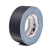 Gaffer Power Premium Grade Gaffer Tape, Made in the USA, Heavy Duty gaff Tape, Non-Reflective, Multipurpose. 2 Inches x 30 Yards, Black