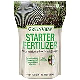 Greenview Spring or Fall Lawn Starter Fertilizer - 8 lb. Bag - Covers 2,500 sq. ft.