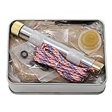 American Heritage Industries Fire Piston Kit- Firestarter Kit with Char Cloth, Cord, and Tinder, Survivalist and Prepper Gift, Easily Start Your Next Campfire